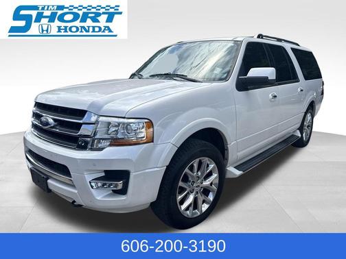 White Platinum Clearcoat Metallic 2017 Ford Expedition EL Limited