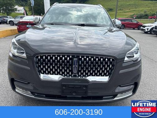 Chroma Caviar Dark Gray Metallic Clearcoat 2022 Lincoln Aviator Black Label Grand Touring AWD