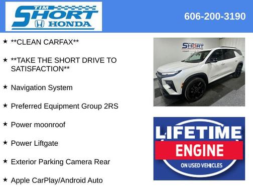 2024 Chevrolet Traverse RS