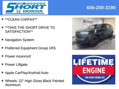 2024 Chevrolet Traverse RS