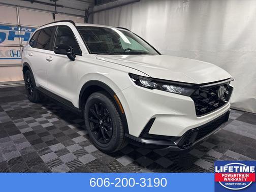 Platinum White Pearl 2026 Honda CR-V Hybrid Sport-L AWD