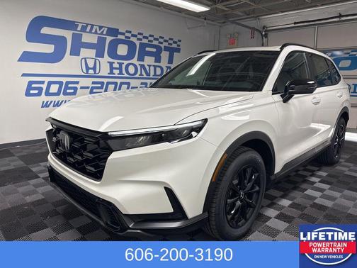 Platinum White Pearl 2026 Honda CR-V Hybrid Sport-L AWD