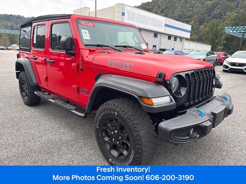 Firecracker Red Clearcoat 2023 Jeep Wrangler 4xe Willys
