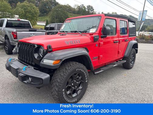 Firecracker Red Clearcoat 2023 Jeep Wrangler 4xe Willys