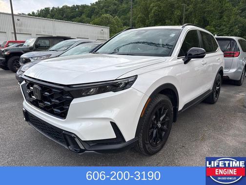 Platinum White Pearl 2024 Honda CR-V Hybrid Sport AWD