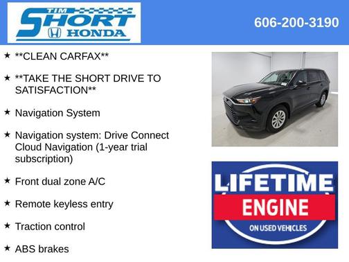 2024 Toyota Grand Highlander XLE