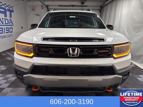Platinum White Pearl 2026 Honda Passport AWD TrailSport