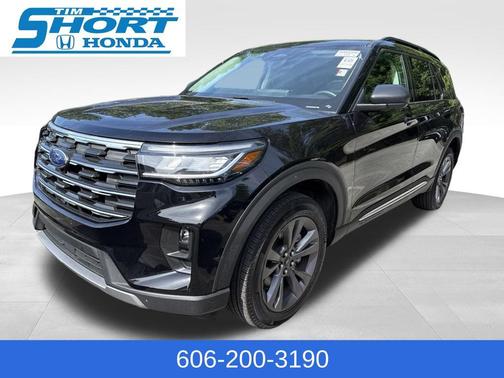 Agate Black Metallic 2025 Ford Explorer Active