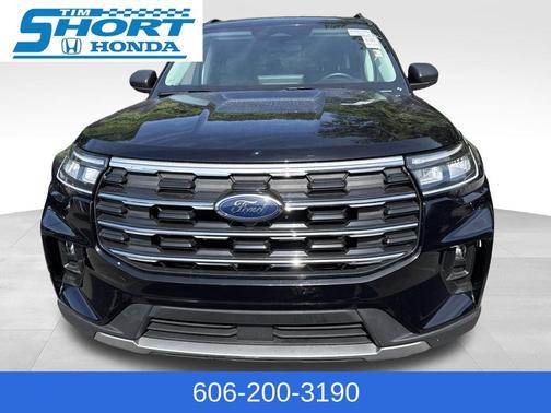 Agate Black Metallic 2025 Ford Explorer Active