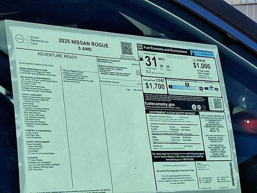 2025 Nissan Rogue S