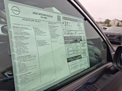 2026 Nissan Rogue SV