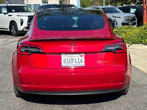 Red Multi-Coat 2020 Tesla Model 3 Performance