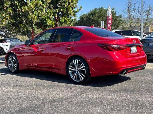 Dynamic Sunstone Red 2023 INFINITI Q50 3.0t SENSORY