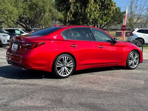 Dynamic Sunstone Red 2023 INFINITI Q50 3.0t SENSORY