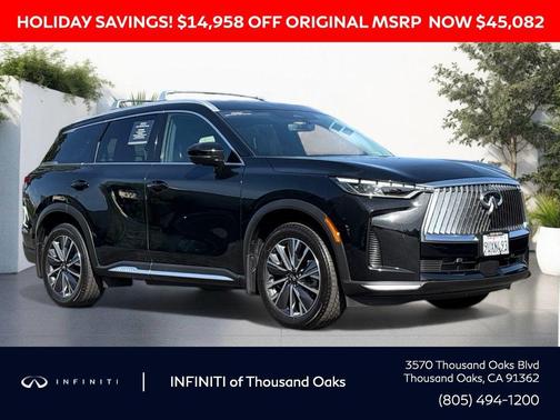 Diamond Black 2026 INFINITI QX60 Luxe