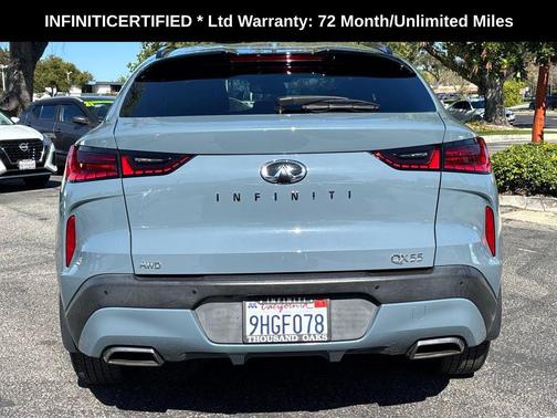 Slate Gray 2023 INFINITI QX55 LUXE