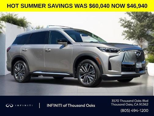 Warm Titanium 2026 INFINITI QX60 LUXE