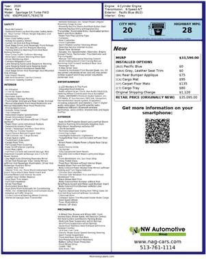 2020 Kia Sportage SX Turbo