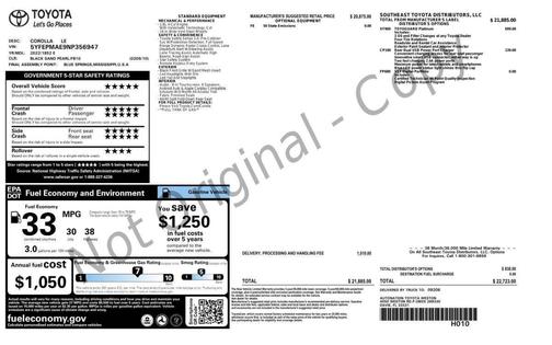 2022 Toyota Corolla LE