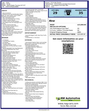 2018 Honda Accord Touring