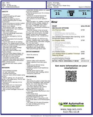 2013 Lexus ES 350 Base