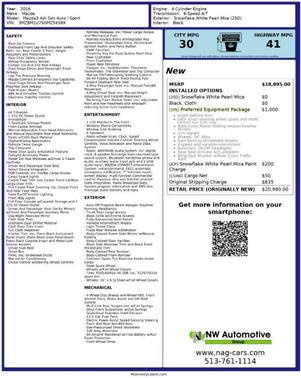 2016 Mazda Mazda3 i Sport