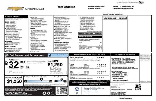 2020 Chevrolet Malibu FWD LT