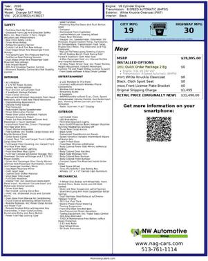 2020 Dodge Charger SXT