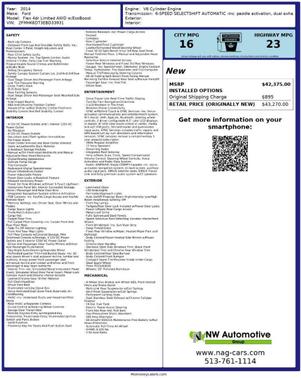 2014 Ford Flex Limited w/EcoBoost