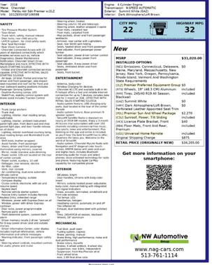 2018 Chevrolet Malibu Premier