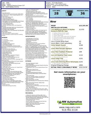 2020 Subaru Impreza Premium 5-Door