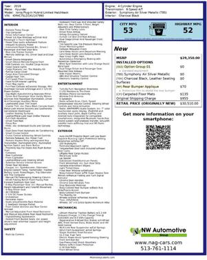 2019 Hyundai IONIQ Plug-In Hybrid Limited