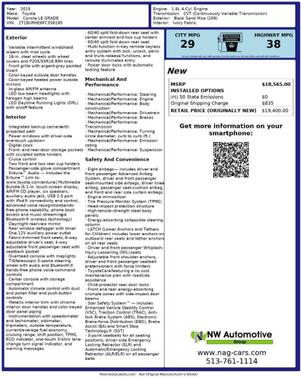 2015 Toyota Corolla LE Plus