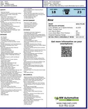 2018 Jaguar F-PACE S