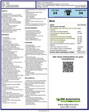 2018 BMW 530 530i 4dr Sedan