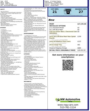 2019 Subaru WRX Base