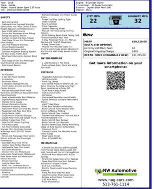 2018 Honda Accord Sport 2.0T