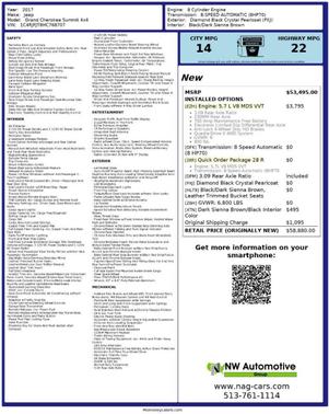 2017 Jeep Grand Cherokee Summit