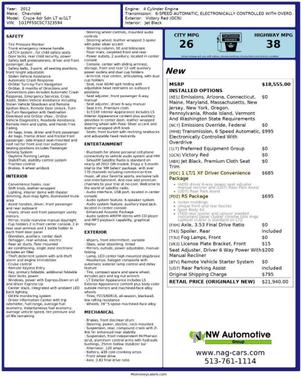 2012 Chevrolet Cruze LT