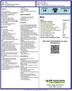 2015 Lexus GS 350 Crafted Line