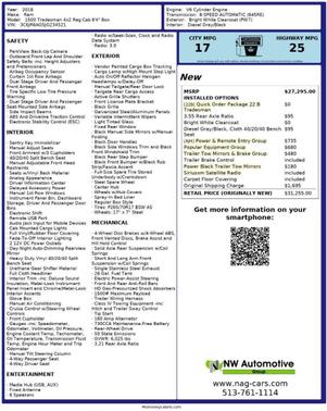 2018 RAM 1500 Tradesman