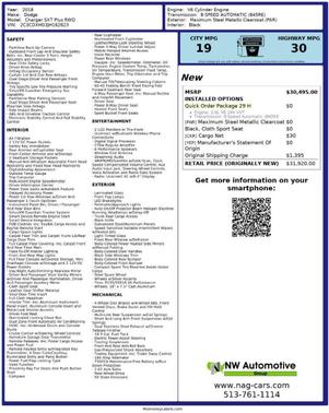 2018 Dodge Charger SXT Plus