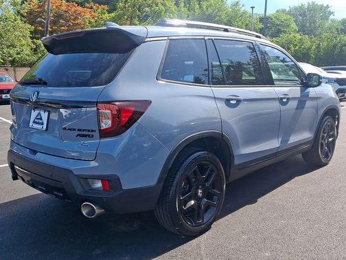Sonic Gray Pearl 2024 Honda Passport AWD Black