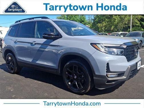 Sonic Gray Pearl 2024 Honda Passport AWD Black