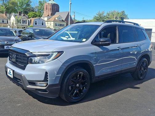 Sonic Gray Pearl 2024 Honda Passport AWD Black