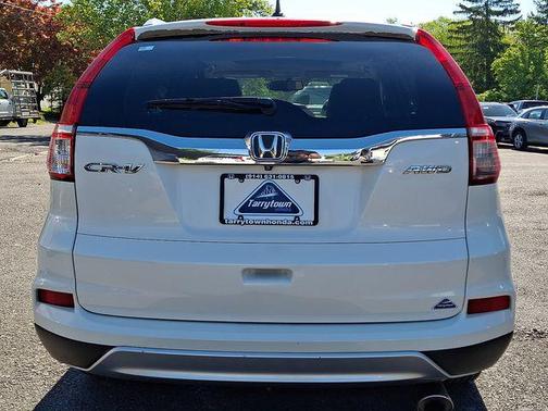 White 2015 Honda CR-V EX-L