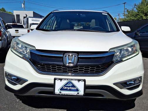 White 2015 Honda CR-V EX-L