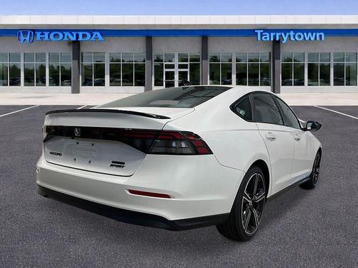 Platinum White Pearl 2026 Honda Accord Hybrid Sport