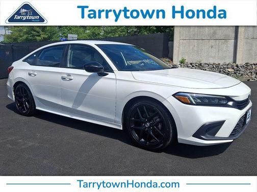 Platinum White Pearl 2023 Honda Civic Sport
