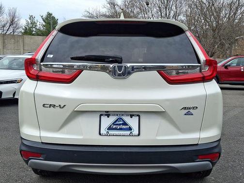 White Diamond Pearl 2018 Honda CR-V EX-L